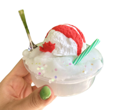 Slime Hybrid Candy Cane Ice Cream - DIY na internet