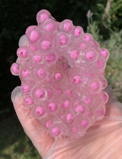 Slime Clear Crunch Bomb Pink - X Slimes