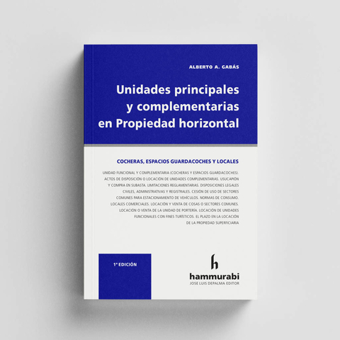 Gabás - Unidades principales y complementarias en Propiedad horizontal