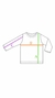 Remera algodon puntilla rosa T2 - comprar online