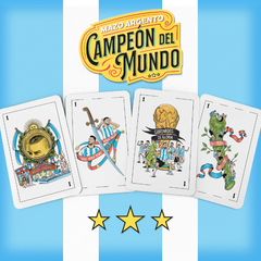 MAZO ARGENTO CAMPEON DEL MUNDO - Las cartas de truco coronadas de GLORIA en internet