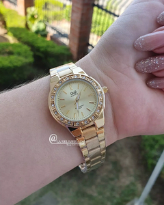 Reloj q&q quartz water resist mujer hotsell