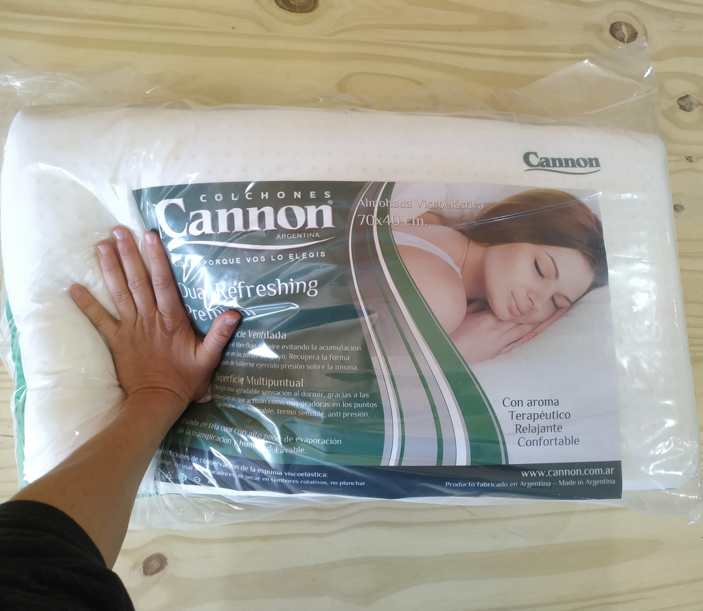 Almohada Cannon Inteligente De Espuma Viscoelastica Rosario Digital