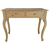 mesa de arrime de pino con 2 cajones y patas 3x3 pulgadas ideales como recibidor o escritorio