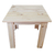 mesa infantil de madera de pino 50x50 cm 