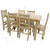 combo mesa y silla de pino, mesa con sillas de pino, mesa con 6 sillas de pino, mesas y sillas de madera, mesas y sillas rosario, mesas y sillas de pino precios