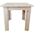 mesa infantil de madera de pino 50x50 cm 