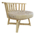 sillon gervasoni de madera de pino matero, es decir es mas bajo que los sillones tradicionales, puede venir con o sin almohadón