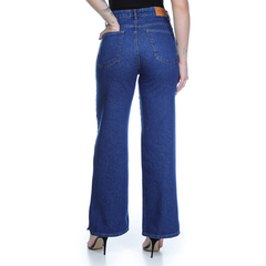 CALÇA JEANS FEM WIDE LEG CINT ALTA 36/48 - VFCJ4013 na internet