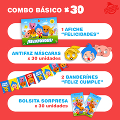 COMBO PARA 30 NIÑOS BÁSICO - comprar online