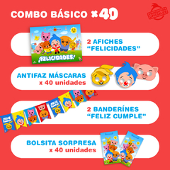 COMBO PARA 40 NIÑOS BÁSICO - comprar online
