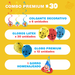 COMBO PARA 30 NIÑOS PREMIUM - Plim Plim Shop