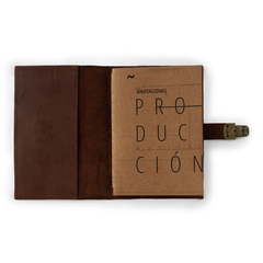 Cuaderno artesanal de cuero en internet