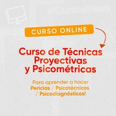 Curso de Técnicas Proyectivas y Psicométricas — GRABADO — - comprar online