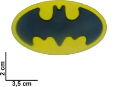 Aplique Escudo Batman emborrachado (4 unds) - comprar online