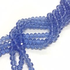 Fio de Cristal Azul Transparente 6mm