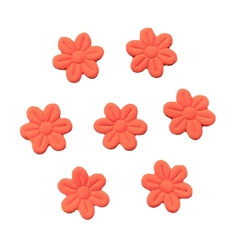 Mini Flor tecido prensada (40 unds) - loja online