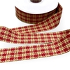 Fita Tweed vermelho 40mm (2metros)