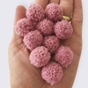 Pompom de Pelucia Rose (10un)