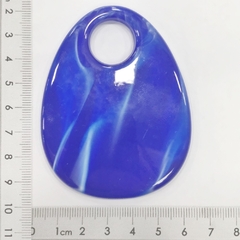 Pingente Azul Royal Gota de Resina (1und) - comprar online