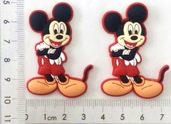 APLIQUE EMBORRACHADO MICKEY FUNDO VERMELHO (2UND) - comprar online