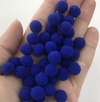 POMPOM AZUL ROYAL 10MM (100UNDS)