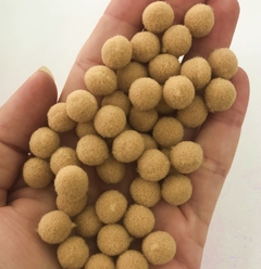 POMPOM BEGE 10 MM (100 UNDS)