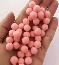 POMPOM PESSÊGO 10 MM (100 UNDS)