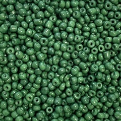 Miçanga de vidro verde escuro MVE001 (50 gramas)
