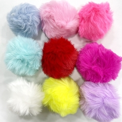 Pompom de Pelúcia 8cm Rosa Fluor (und) - comprar online