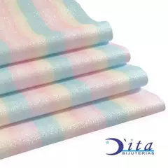 Kit Lonita Glitter Candy Color 25cm x 40cm (7 pcs) na internet