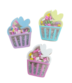 Aplique de Acrilico Cupcake Mix (3unds) - comprar online