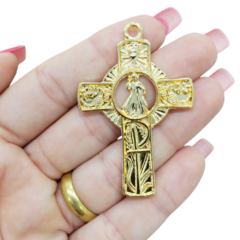 Crucifixo Dourado 8475 (und)