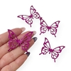 Aplique Borboleta Lonita Pink Metalico 3,5 cm (4 unds)