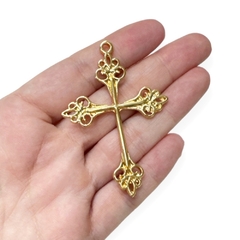 crucifixo-para-terço-dourado