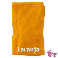 meia de seda laranja