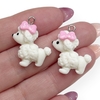 Pingente de Pets Poodle Biscuit (par)