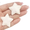 Aplique Estrela Glitter Branco (2unds)