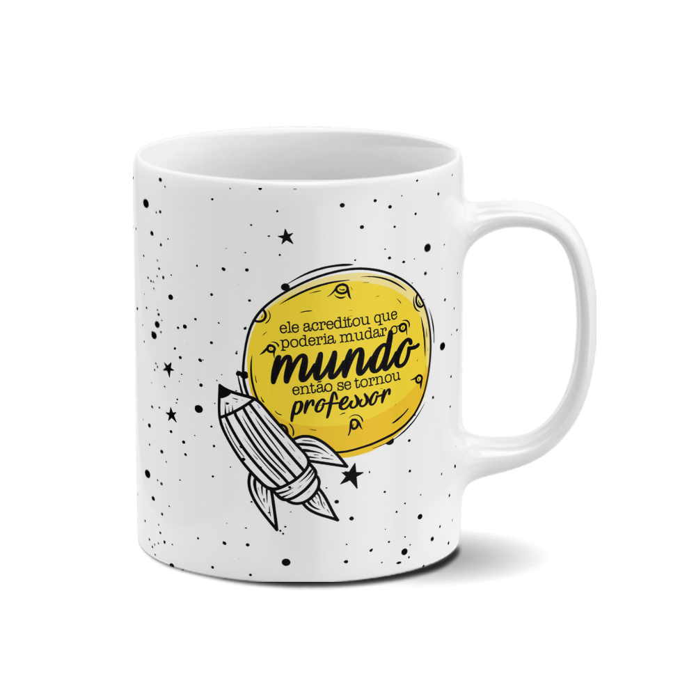 Você Tem o Poder de Mudar o Mundo Caneca Personalizada