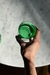 Set 4 vasos verde cristal en internet