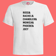 Remeras FRIENDS NOMBRES