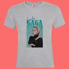 Remeras LADY GAGA CELESTE RETRO en internet