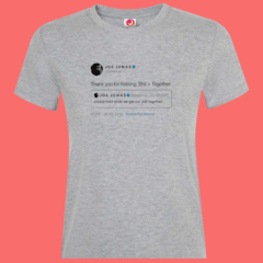 Remeras JOE JONAS TWEET en internet