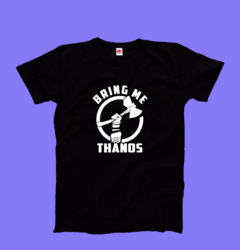 Remera Negra BRING ME THANOS