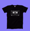 Remera Negra CASSETTE RETRO: FUTURE NOSTALGIA DUA LIPA