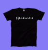 Remera Negra FRIENDS