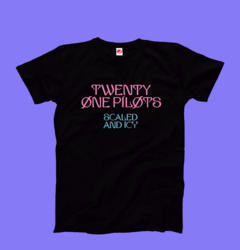 Remera Negra TWENTY ONE PILOTS SCALED AND ICY