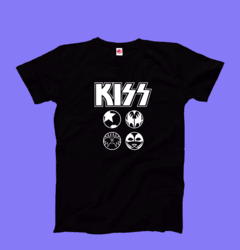 Remeras Negra KISS CARITAS