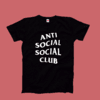 Remera Negra ANTI SOCIAL SOCIAL CLUB