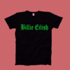 Remera Negra BILLIE EILISH VERDE